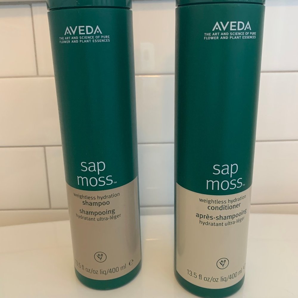 Aveda Sap Moss Shampoo, Conditioner, and Confixor